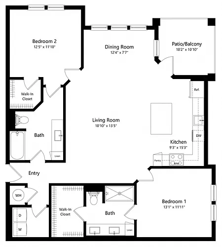 Floor plan B3