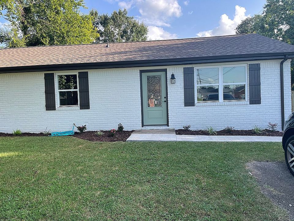 Brick freshly painted 