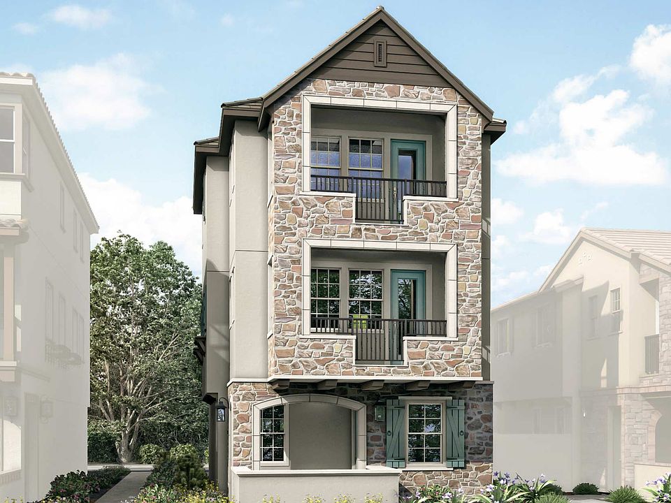 French Country Elevation Rendering