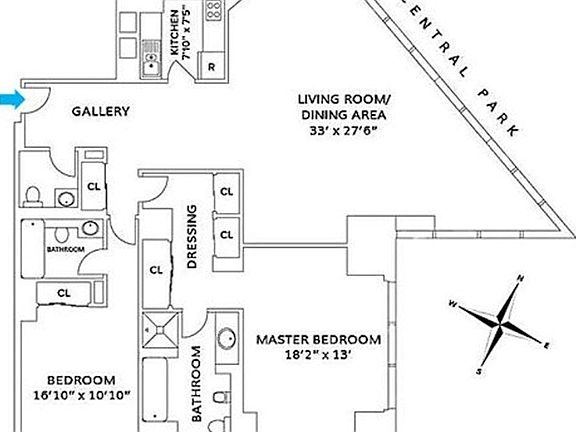 2nd image of 146 W 57th St APT 36D
