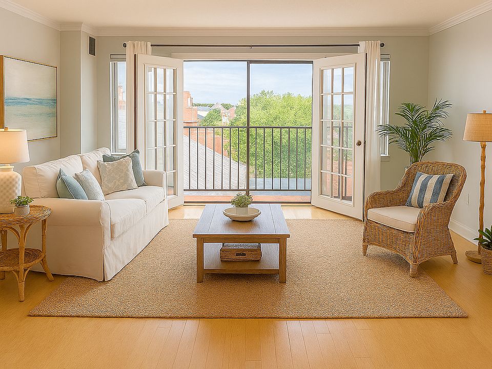 Virtually-staged Living Room