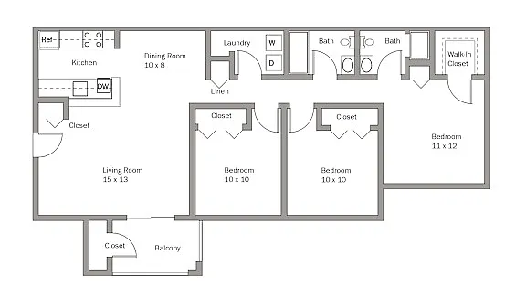 Floor plan Dockside