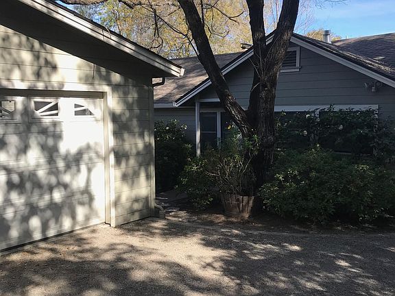 Single car garage leading to back door