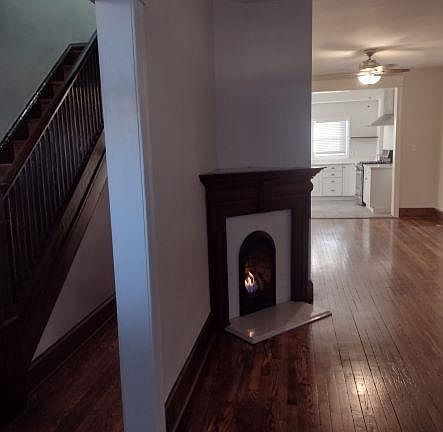 Living room and dining room down to kitchen