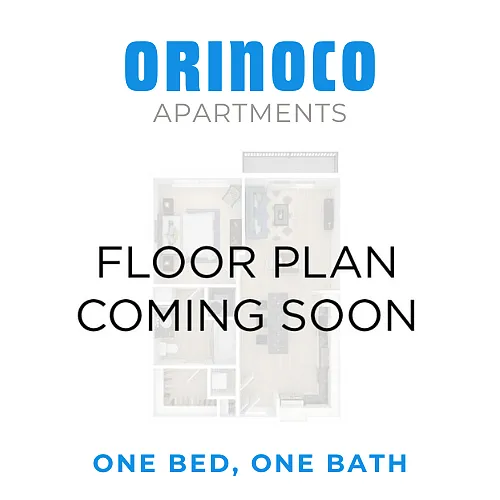 Floor plan One Bedroom, One Bathroom
