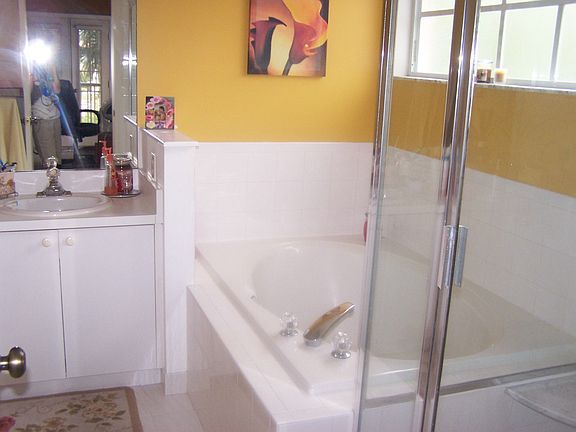 Partial view of master bath