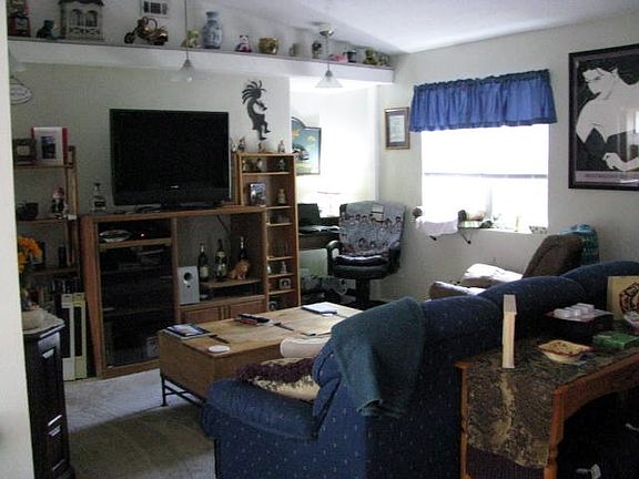 Living Room with Shelf