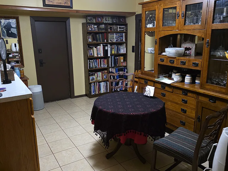 Informal dining area