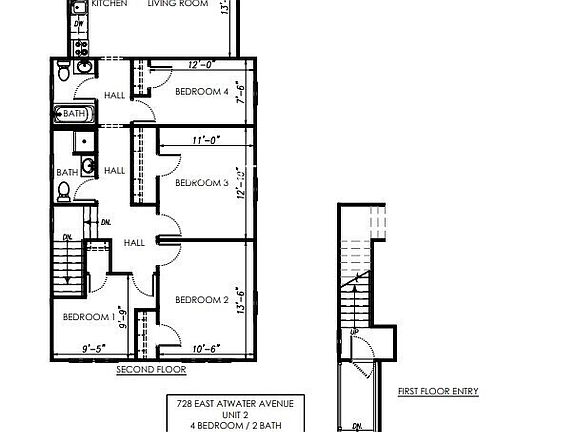 3rd image of 728 E Atwater Ave #2