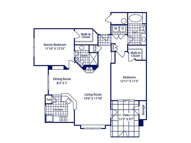 Floor plan 2BR