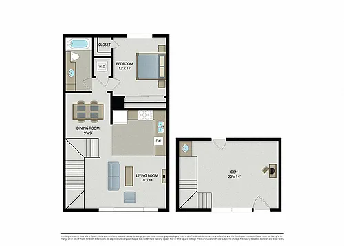 Floor plan Soho LiveWork