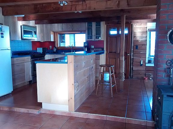 Kitchen and door to porch