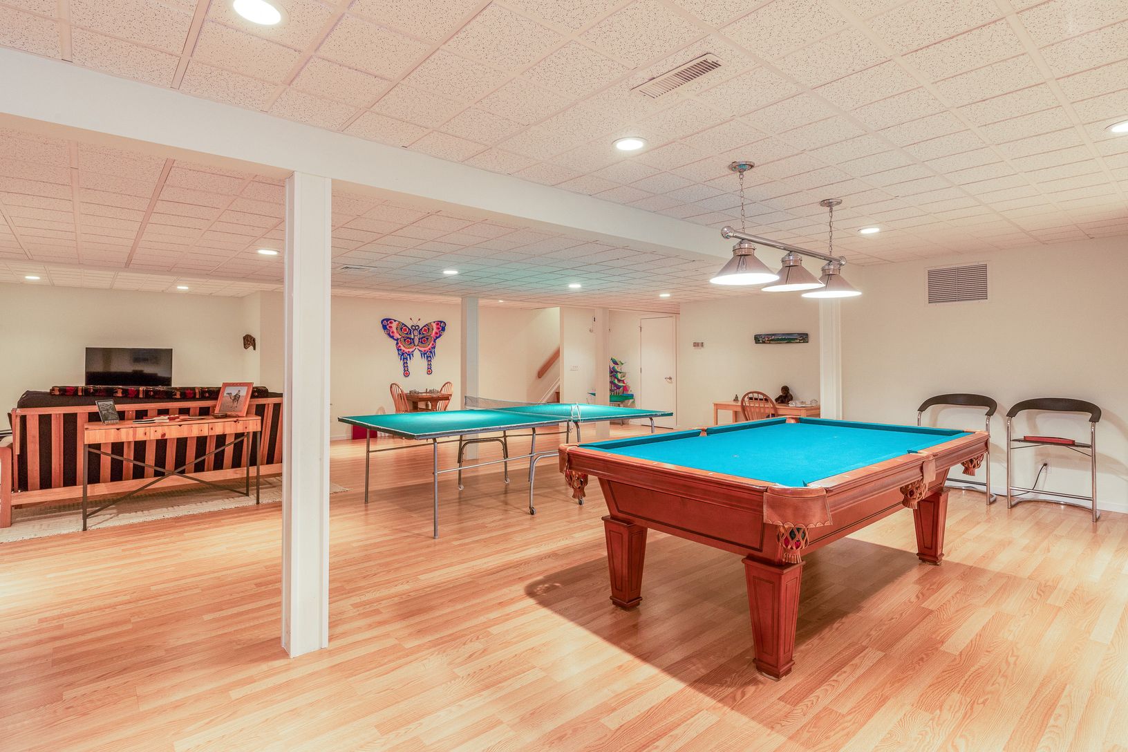  Finished basement fun room