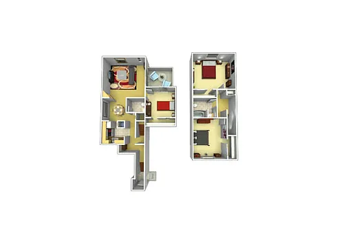 Floor plan Red Oak Townhome