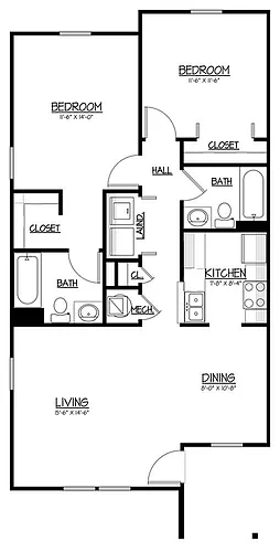 Floor plan Brady