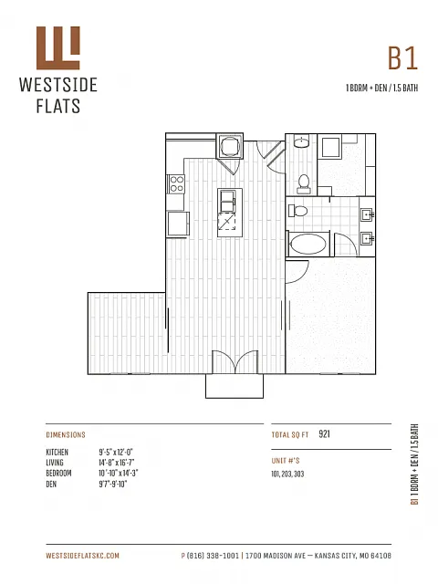 Floor plan B1