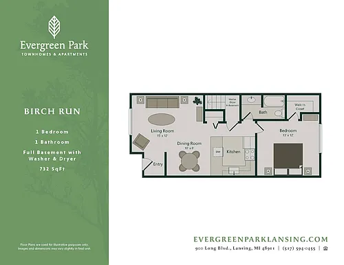 Floor plan Birch Run