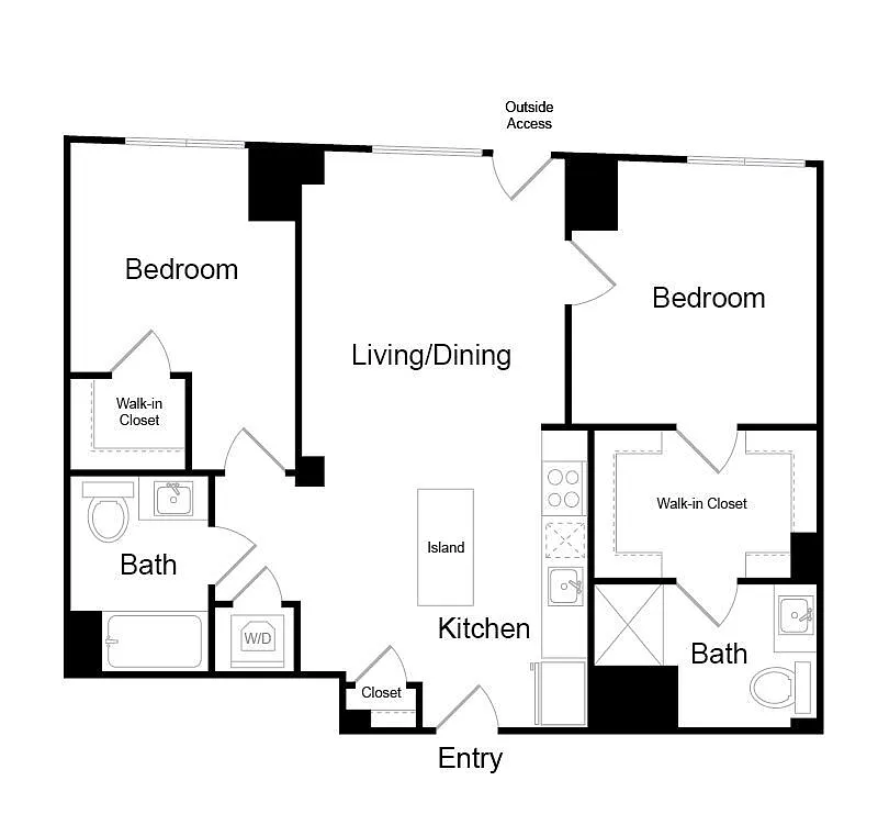 Floor plan B202