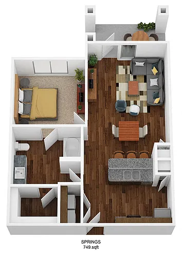 Floor plan A1E-S