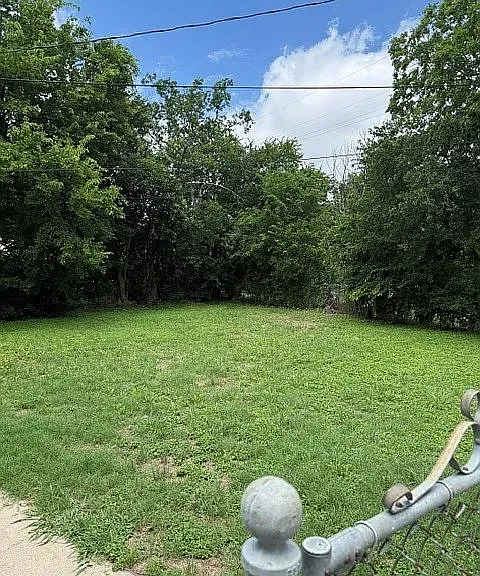 Back Yard from Drive way