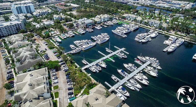 Aerial View of Marina