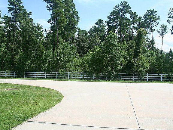 Property is straight ahead in this photo.