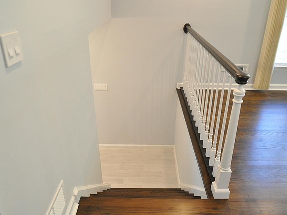 Newly finished wall and floor