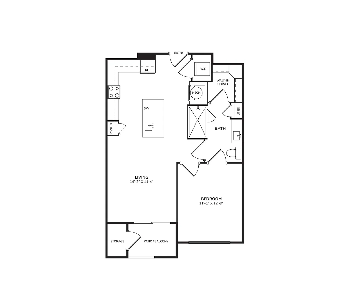 Floor plan A2A