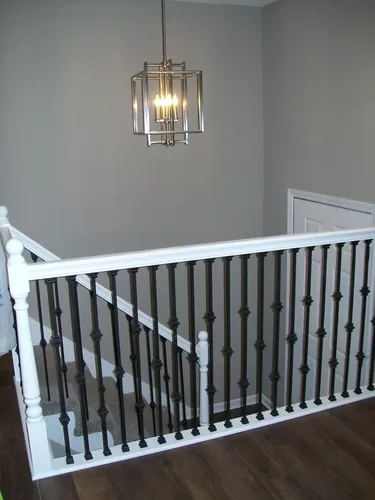 New Handrails and Wrought Iron Spindles - 1703 Cinnabar Dr