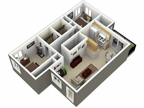 Floor plan The Stone Renovated