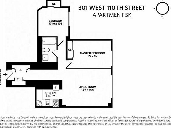 2nd image of 301 Cathedral Pkwy APT 5K
