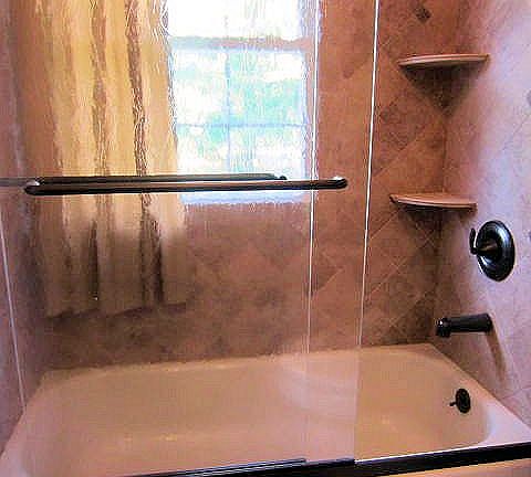 new hall bath enclosure