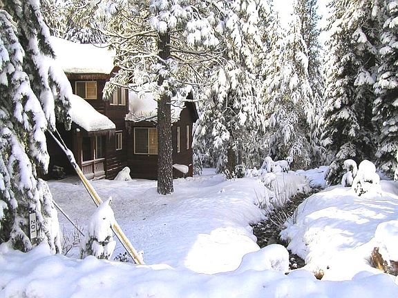 Seasonal stream in winter