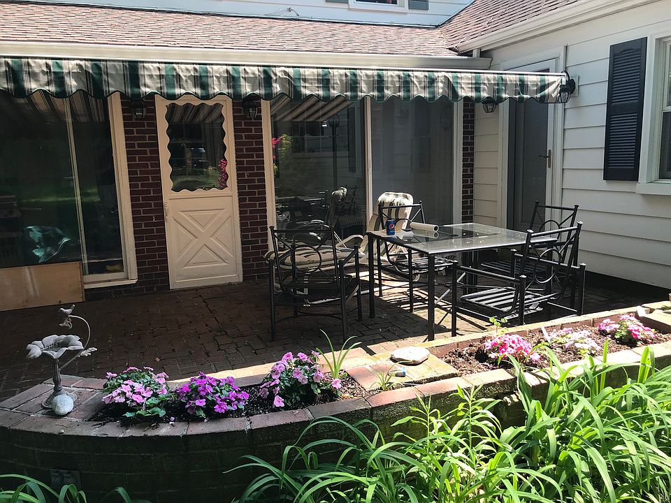 Back patio with awning