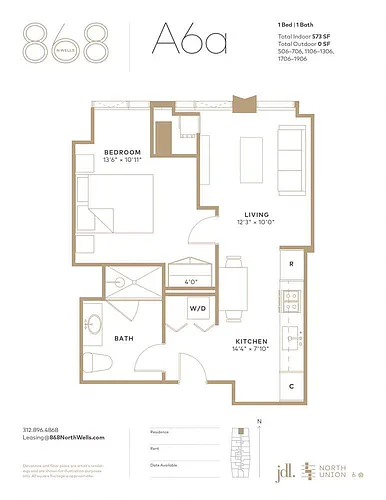 Floor plan A6a
