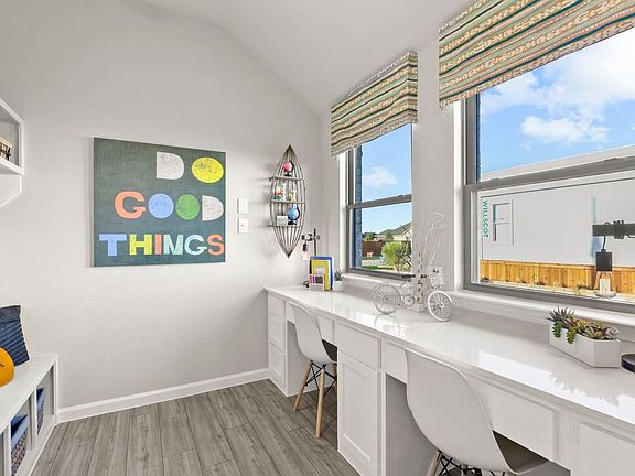Home Management Center in the Diamond home plan by Trophy Signature Homes - REPRESENTATIVE PHOTO