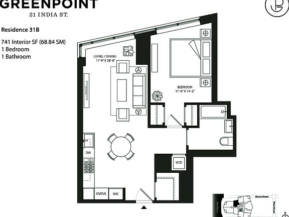 2nd image of 21 India St #30B