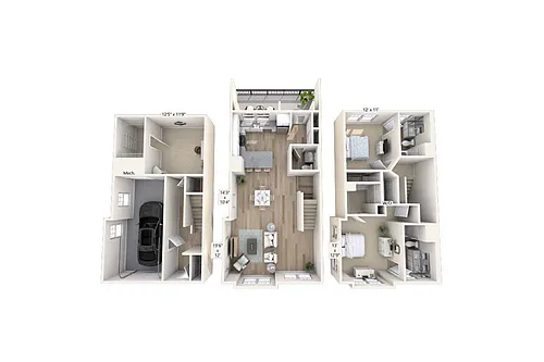 Floor plan B3TA-1801sq-2402