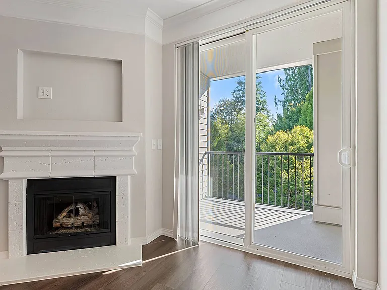 Gas fireplaces in select homes