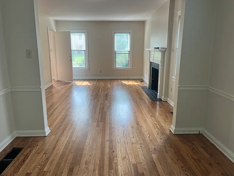 Photos of newly refinished floor