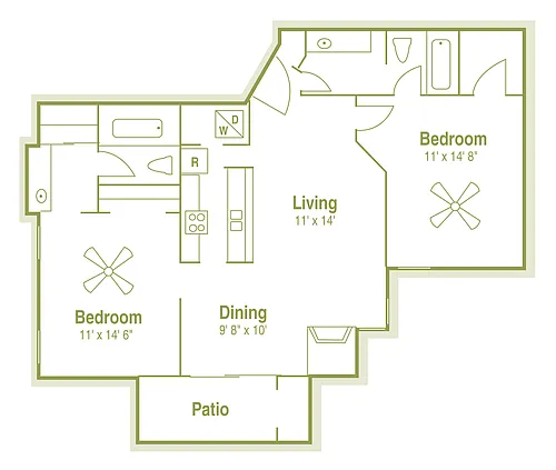 Floor plan B2