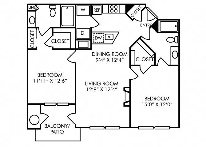 Floor plan B2A