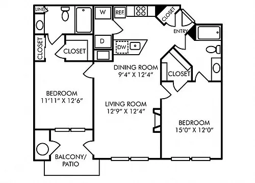 Floor plan B2A