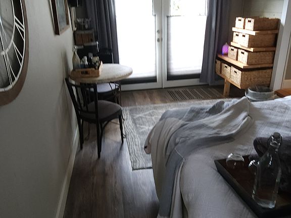 Entrance, French doors