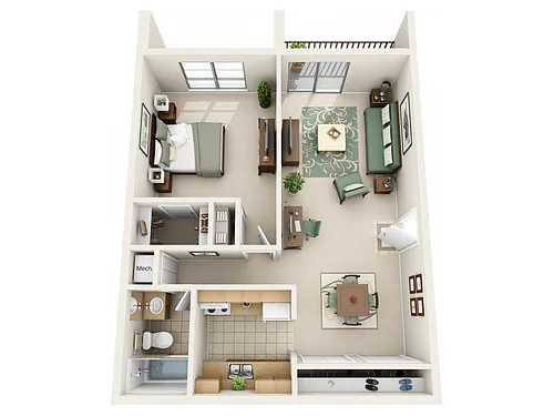 Floor plan Day Lily with Full Upgrade