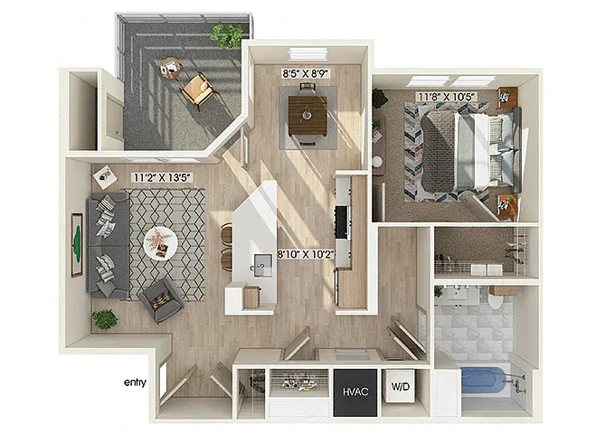 Floor plan A4 Phase 1