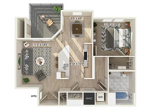 Floor plan A4 Phase 1