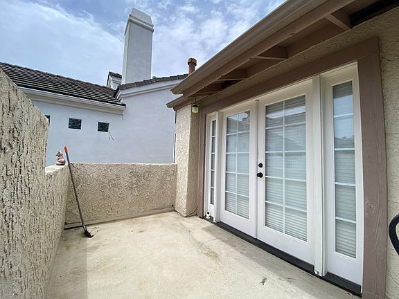 Private deck overlooking Sherman Gardens.