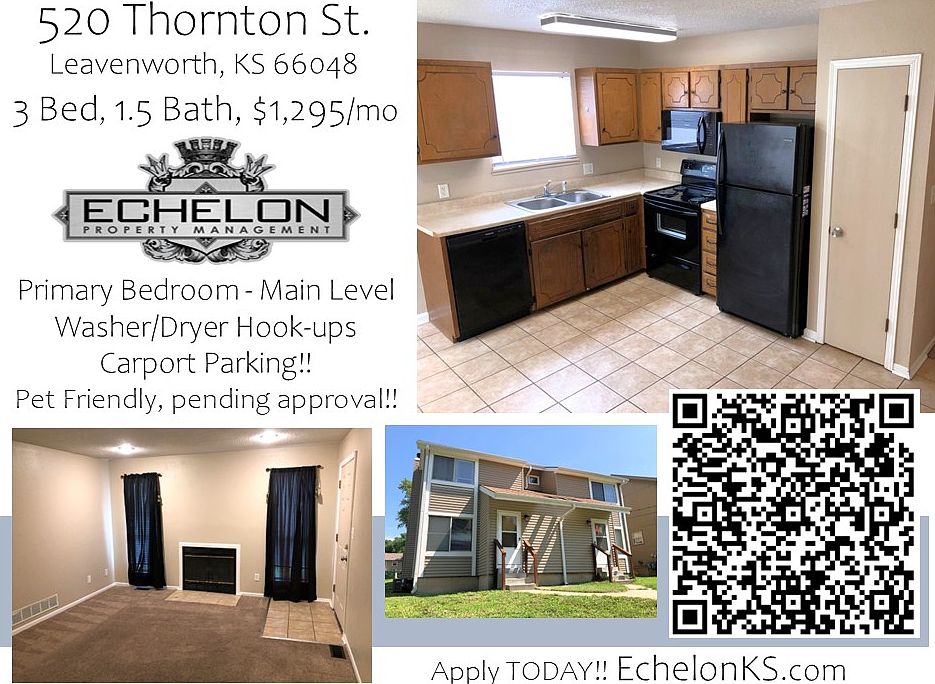 520 Thornton St., Leavenworth, KS
Townhouse