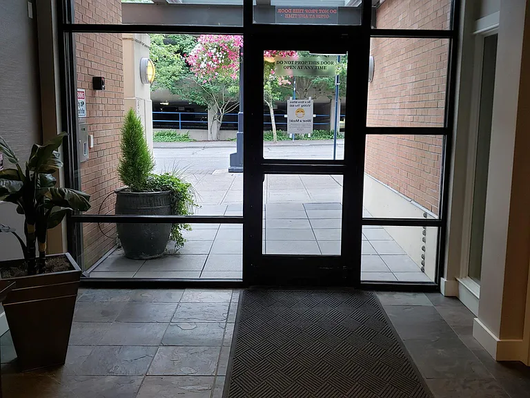 Secured entrance!